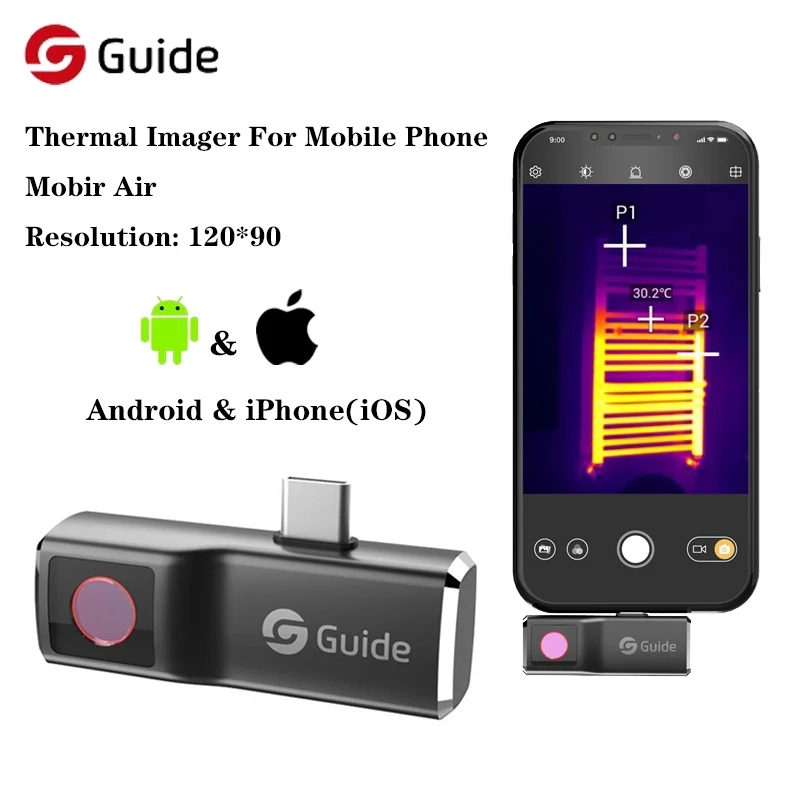 Infiray P2 Pro Macro Lens - Gids Mobir Air Warmtebeeldcamera voor iPhone