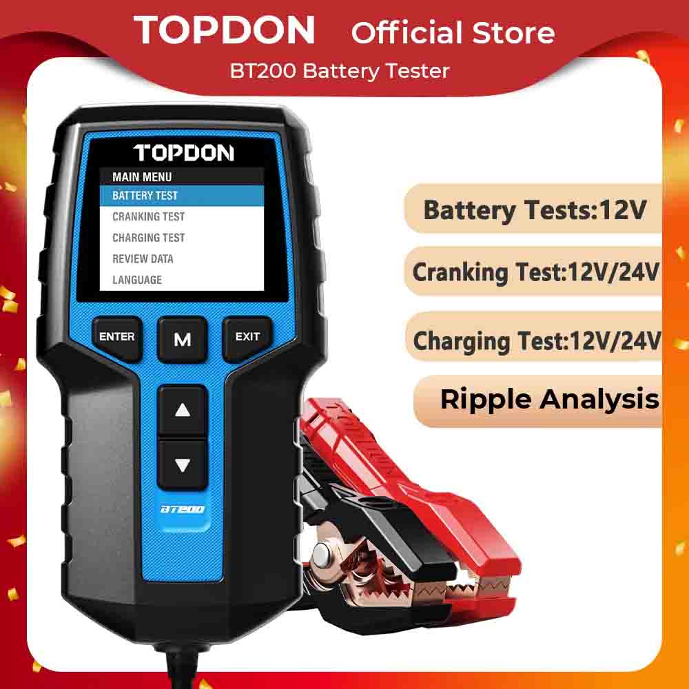 Topdon Tc001 Thermal Camera - TOPDON BT200 Draagbare Batterij Tester Opladen