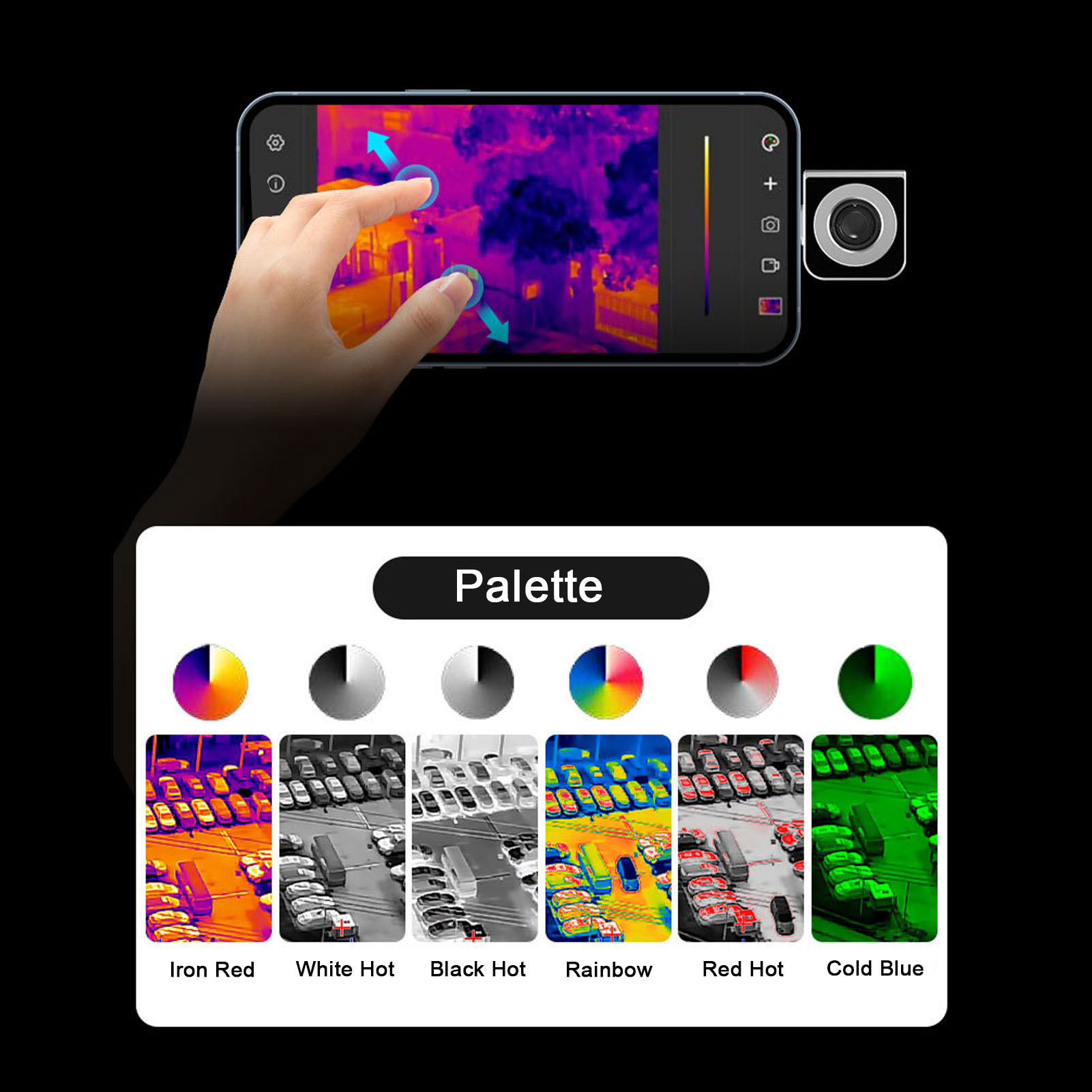 Thermal Imaging Camera 256X192 - Thermische Camera 256x192 Resolutie 25Hz IP54
