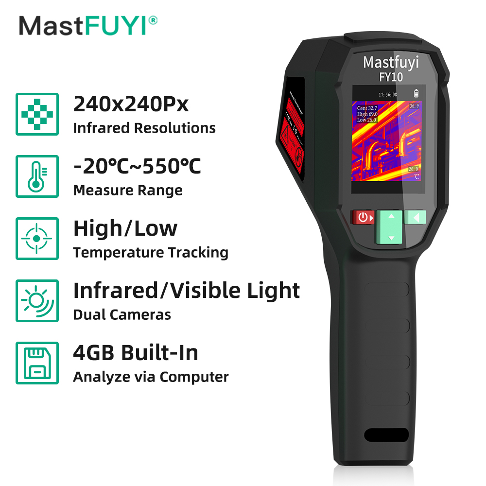 Thermal Imager Pcb Repair - MASTFUYI FY10/11 Warmtebeeldcamera 240x320 IR-resolutie Handheld