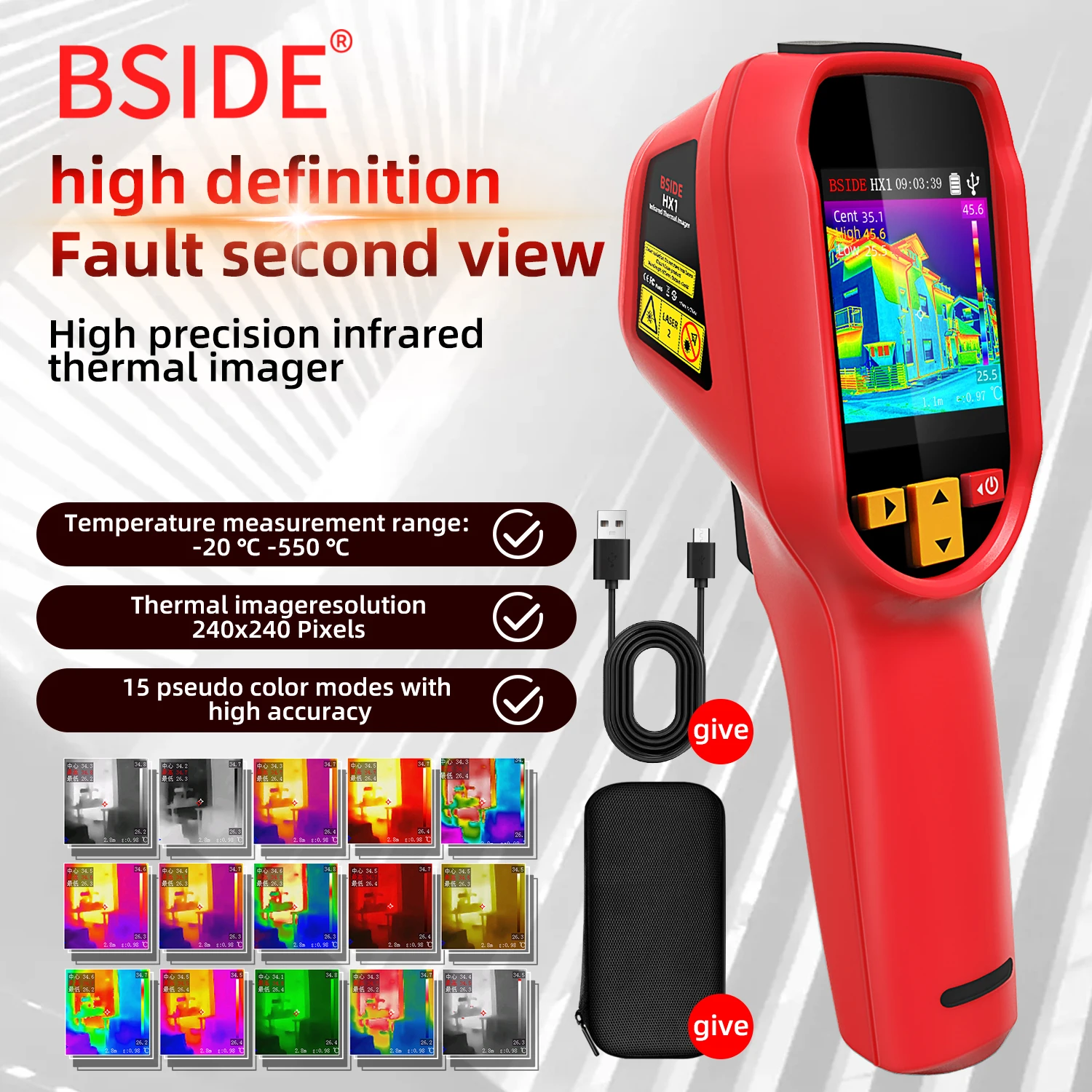 BSIDE HX1 240X240 Thermische I - Thermal Imager Pcb Repair recensie en prijs