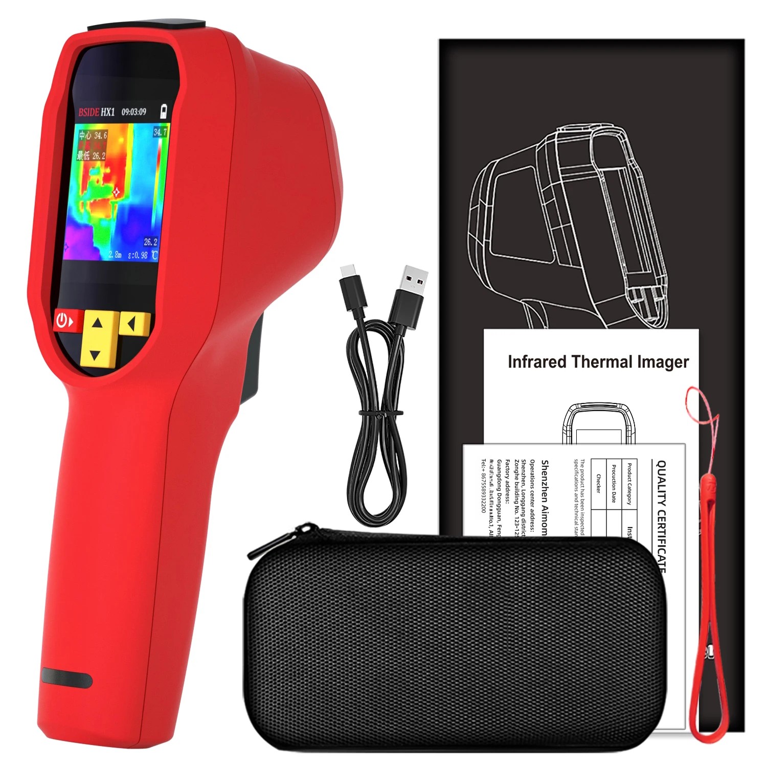 BSIDE HX1 240X240 Thermische I - Thermal Imager Pcb Repair recensie en prijs