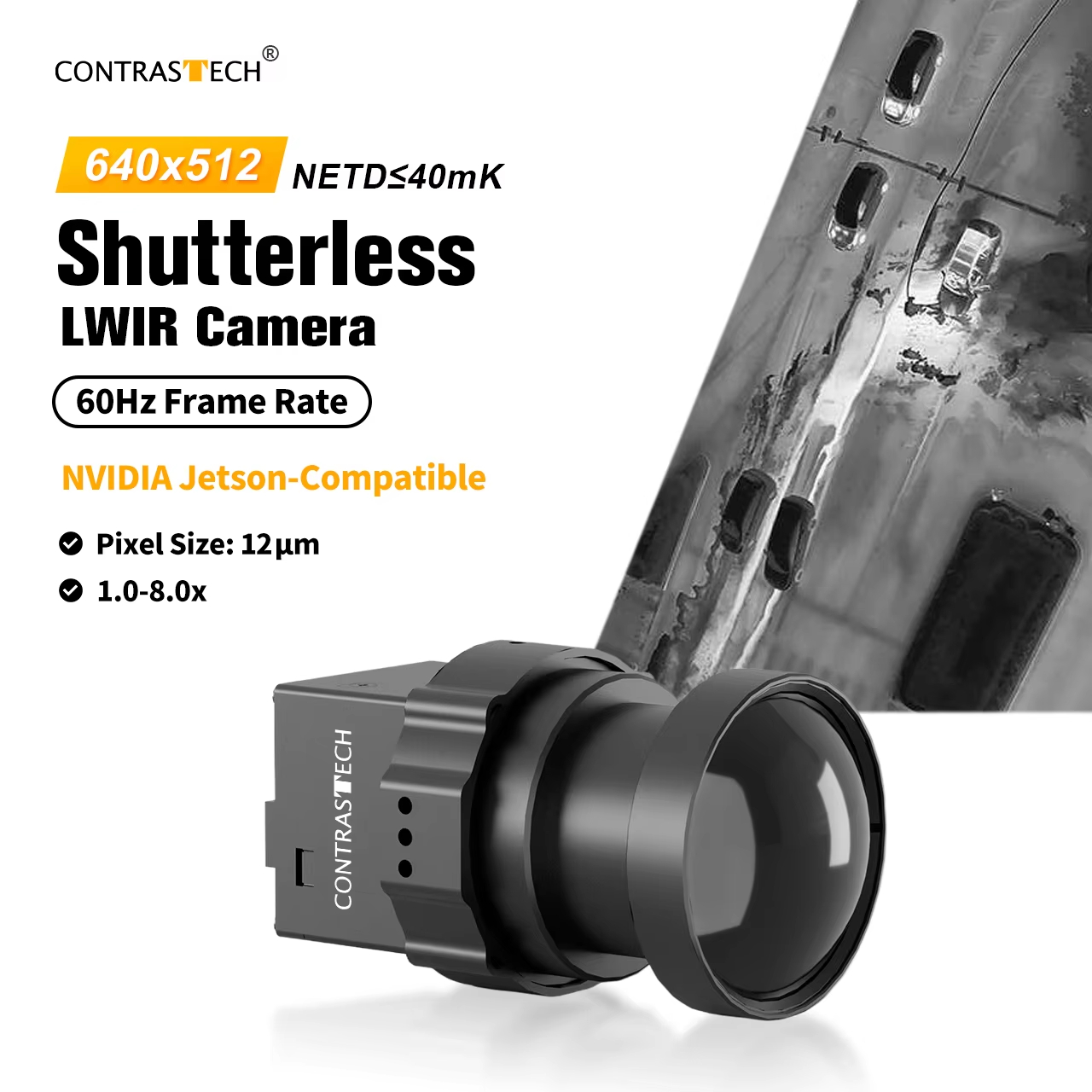 640x512 LWIR sluiterloze warmt - Thermal Module 640X512 Core recensie en prijs