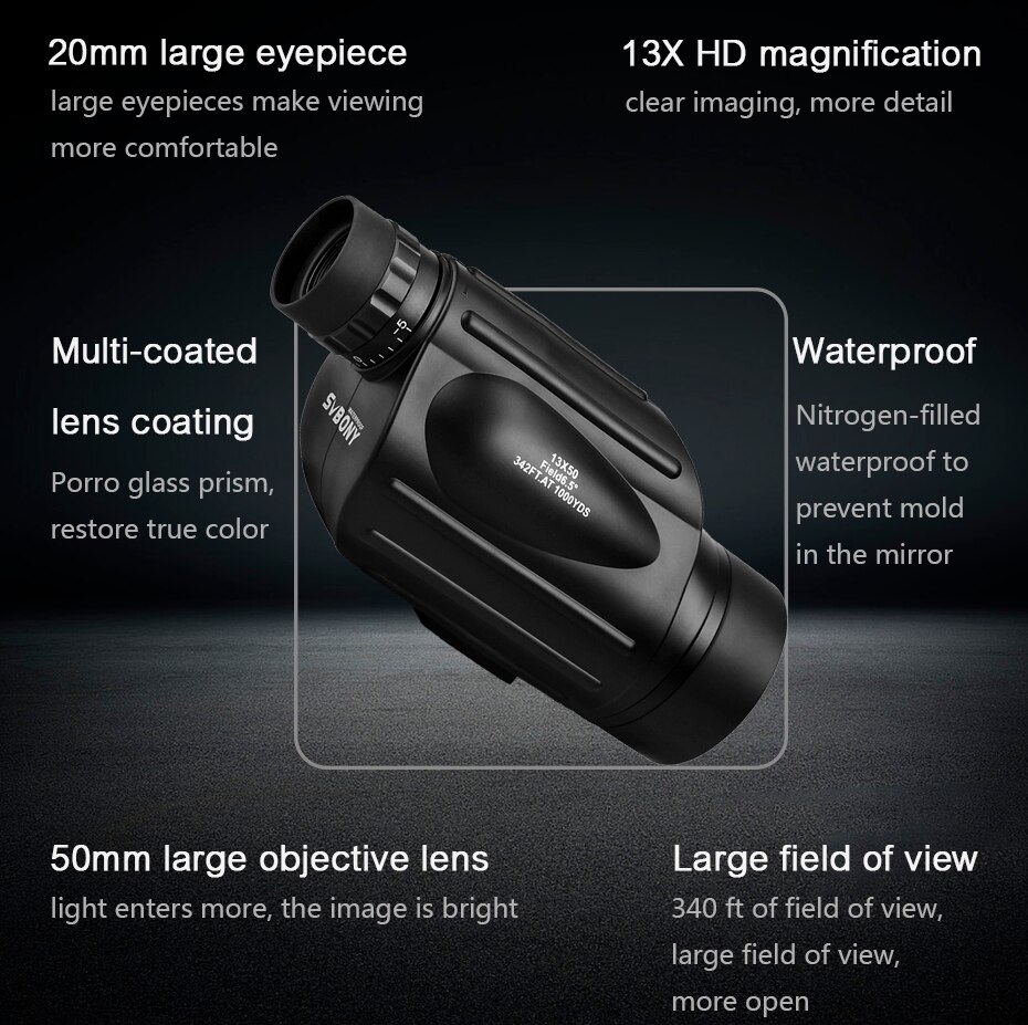 Svbony Telescoop SV49 Monocula - Hunting Thermal Imaging Scope recensie en prijs