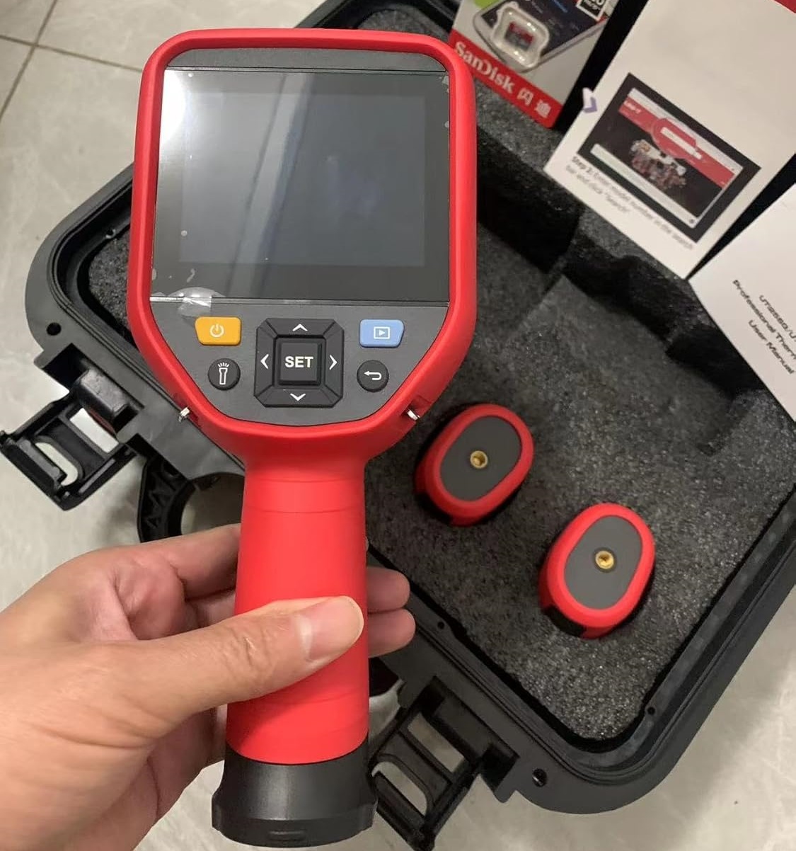 UNI-T UTi384G Professionele Th - Thermal Camera Type C 384X288 recensie en prijs