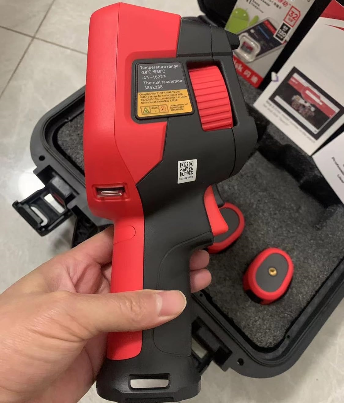 UNI-T UTi384G Professionele Th - Thermal Camera Type C 384X288 recensie en prijs