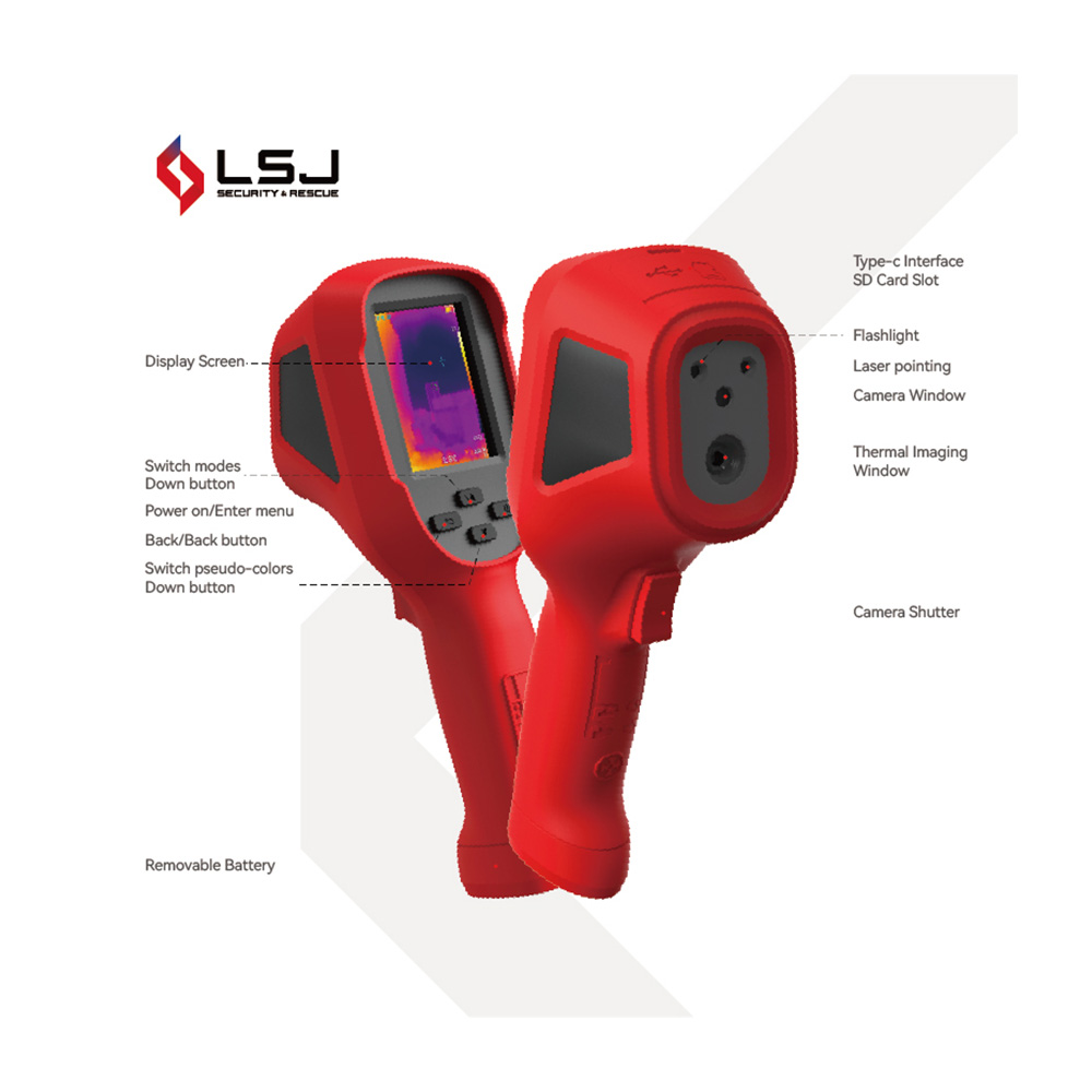 IP67 Waterdichte 256x192 Handh - Thermal Imaging Camera 256X192 recensie en prijs