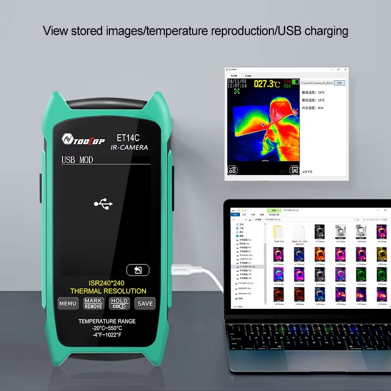 TOOLTOP ET14C 2,8 inch warmteb - Nf 521 Thermal Imaging Camera recensie en prijs