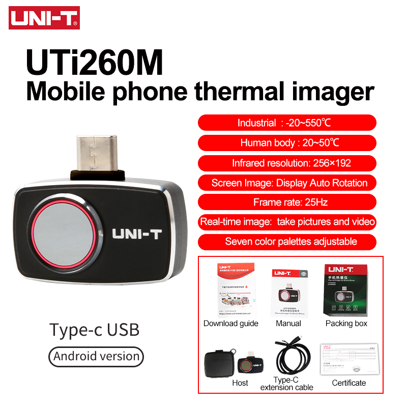 UNI-T Thermische Imager voor M - Thermal Imaging Camera 256X192 recensie en prijs