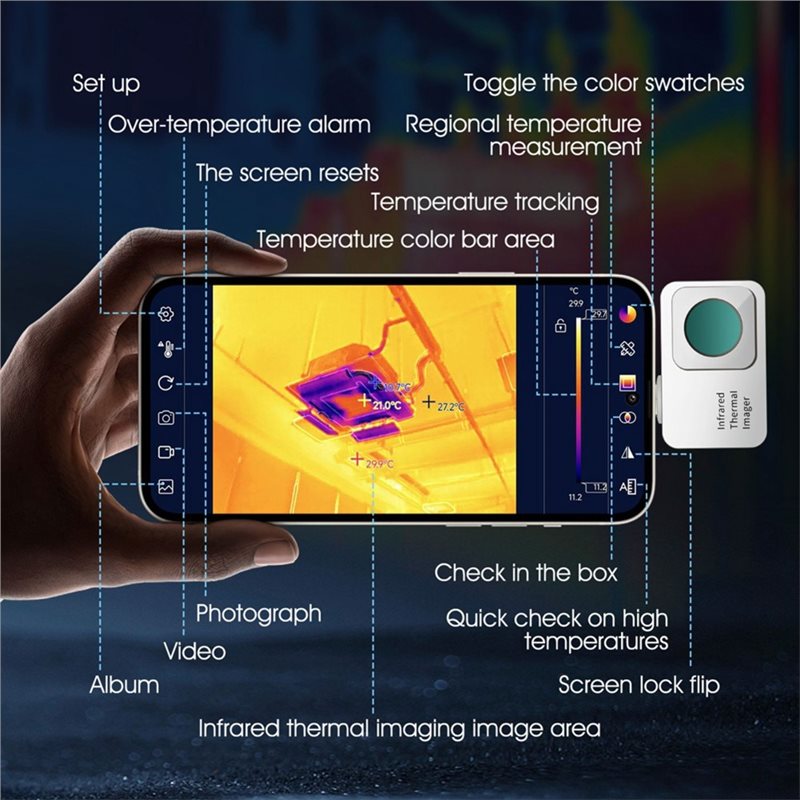 ABKP-thermische beeldcamera vo - Thermal Imaging Camera 256X192 recensie en prijs