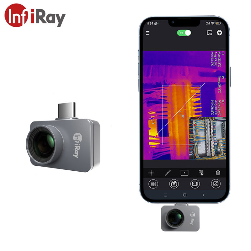 Infiray P2 PRO 256x192 warmteb - Infiray P2 Pro Macro Lens recensie en prijs